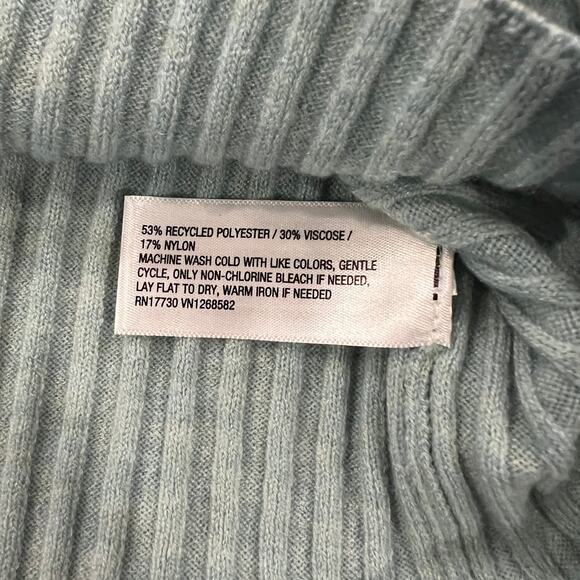 NWT A New Day Women's Seafoam Green Ribbed Lightweight Cardigan Sweater - XXL - Picture 6 of 8